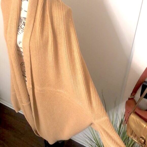 NWT! F21+ Taupe Cardigan Sweater size 2X - Picture 3 of 7